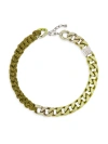 GIVENCHY MEN'S CHAIN NECKLACE IN ENAMEL AND MACRAME