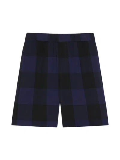 Givenchy Men's Checked Bermuda Shorts In Wool In Multi