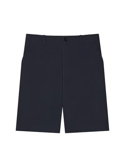 Givenchy Couture Seam Chino Bermuda Shorts In Cotton In Black
