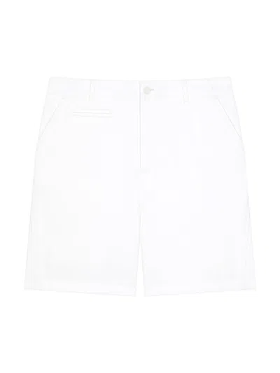 Givenchy Men's Chino Bermuda Shorts In Cotton In White