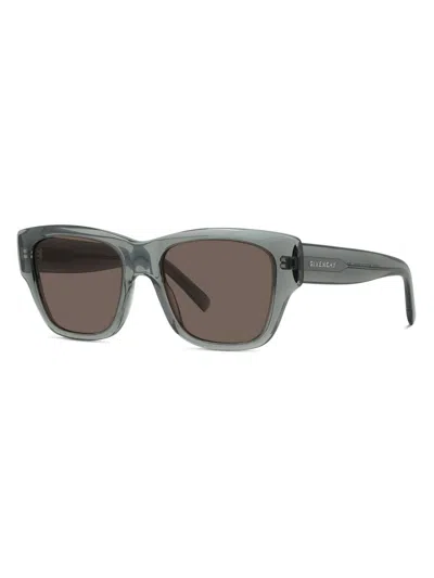 Givenchy Men's City 53mm Geometric Sunglasses In Brown