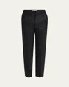 Givenchy Men's Classic-fit Pinstripe Formal Trousers In Black