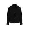 Givenchy Overshirt In Virgin Wool In Black
