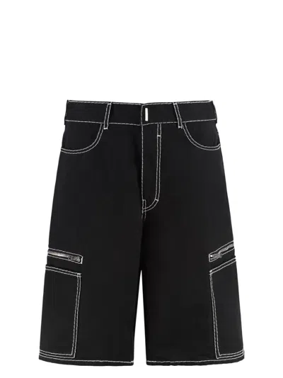 GIVENCHY MEN'S COTTON BERMUDA SHORTS