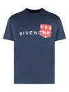 Givenchy Giv Star Pocket Tee In Blue