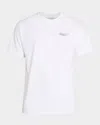 Givenchy Men White Crew Neck T-shirt With Logo On Front And Back In Cotton Man In White