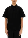 Givenchy Logo-embroidered Cotton Polo Shirt In Black