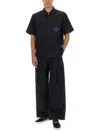 Givenchy Short Sleeves Chest Pockets Shirt In Black