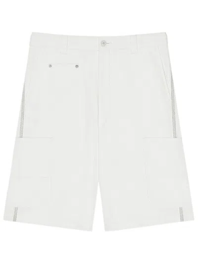 Givenchy Men's Cotton Shorts With Contrasting Embroidery - Size 30 In Animal Print