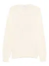 Givenchy Relaxed Fit Beige Sweater With Embossed Logo In Pink