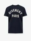 Givenchy Cotton Regular-fit Logo-print T-shirt In Blue