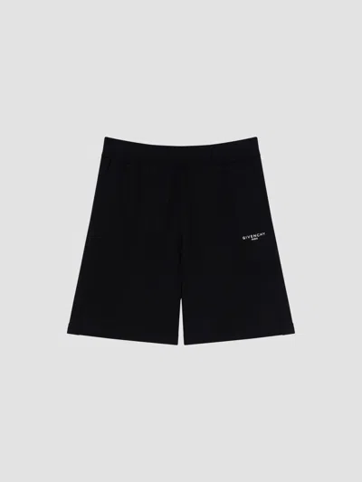 Givenchy Bermuda Couture Seam En Molleton In Black