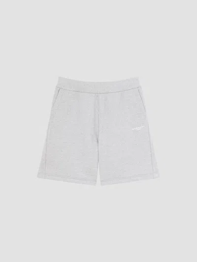 Givenchy Men's Couture Seam Bermuda Shorts In Fleece In Gray