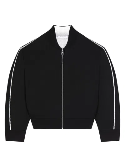 Givenchy Men's Couture Seam Cardigan In Wool Jacquard In Multi