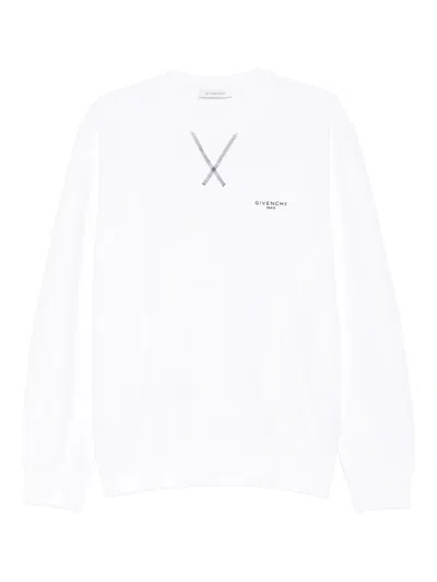 GIVENCHY GIVENCHY MEN `COUTURE` SEAM CREW-NECK SWEATSHIRT