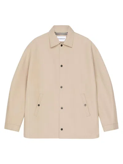 Givenchy Men's Couture Seam Jacket In Cotton With Paris Patch In Multi