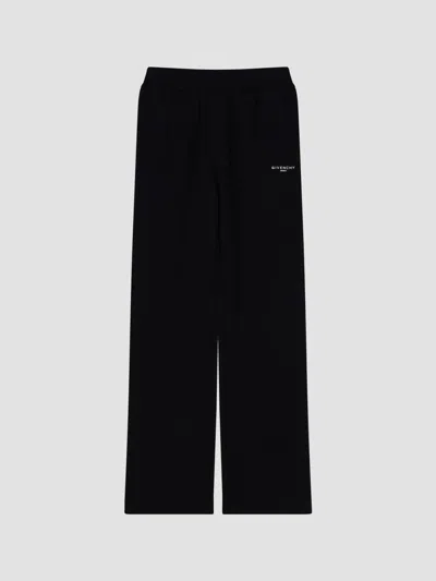 Givenchy Pantalon De Jogging Couture Seam En Molleton In Black