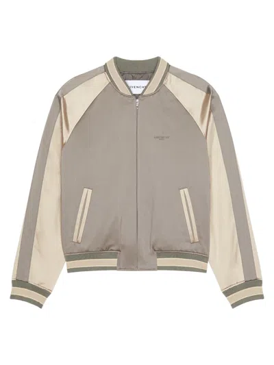 Givenchy Couture Seam Souvenir Jacket With Flowers Embroidery In Animal Print