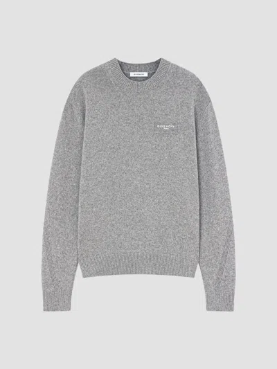 Givenchy Couture Seam Sweater In Wool And Cashmere In Gray
