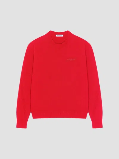 Givenchy Men's Couture Seam Sweater In Wool And Cashmere In Vermillon