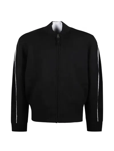GIVENCHY GIVENCHY MEN `COUTURE` SEAM ZIPPED CARDIGAN