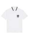 Givenchy Crest Polo Shirt In Cotton In White