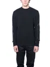 Givenchy Men's Crew Neck Wool Sweater In Black