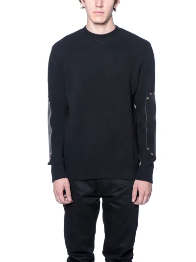Givenchy Men's Crew Neck Wool Sweater In Black