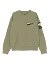 Givenchy Men Crewneck Sweatshirt In Green