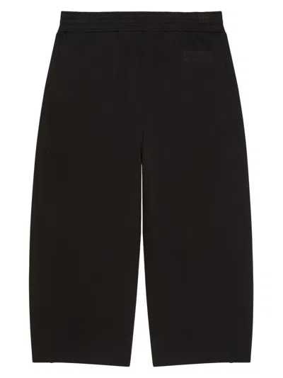 Givenchy Couture Seam Pants In Flannel With Checked Reverse In Black