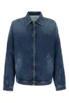 Givenchy Denim Jacket Collared Design Front Pockets In Blue