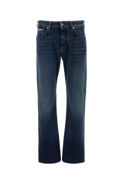Givenchy Fringed Vintage Denim Trousers In Blue