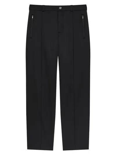 Givenchy Men's Double Pleated Jogger Pants In Satin In Black