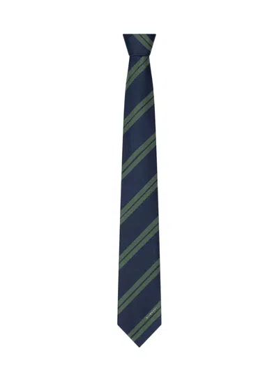 Givenchy Men's Double Stripes Tie In Silk Gros Grain In Multi