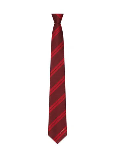 Givenchy Men's Double Stripes Tie In Silk Gros Grain In Multi