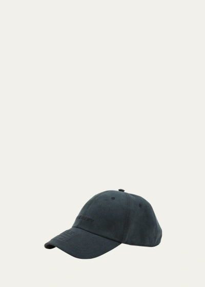 Givenchy Men's Embroidered Logo Baseball Cap In Blue