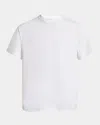 Givenchy Men White Crew Neck T-shirt With Logo On Front And Back In Cotton Man In White