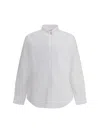 Givenchy Long-sleeve Cotton Shirt With Button-down Collar In White