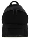 Givenchy Black Backpack With Adjustable Shoulder Straps And Logo On Front In Tech Fabric Man In Black