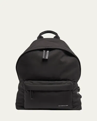 Givenchy Men's Essential U Nylon Backpack In Black
