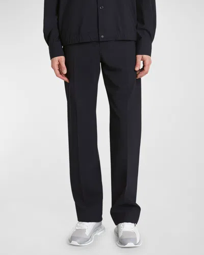 Givenchy Men's Formal Jogger Trousers In Night Blue