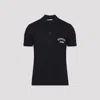 Givenchy Dark Blue Polo Shirt With Logo Embroidery Men In Black