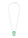 GIVENCHY MEN'S G CAN NECKLACE IN METAL AND ENAMEL