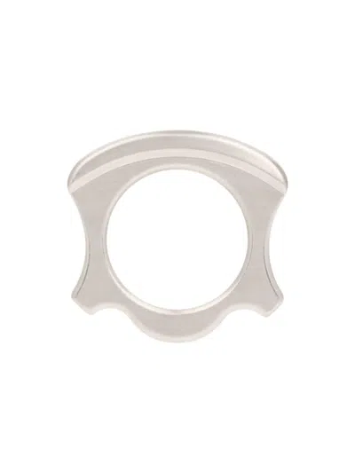 GIVENCHY MEN'S G CAN RING IN METAL