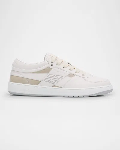 GIVENCHY MEN'S G MOVE LEATHER LOW-TOP SNEAKERS