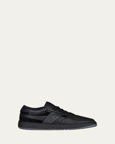 GIVENCHY MEN'S G MOVE LOW-TOP LEATHER SNEAKERS