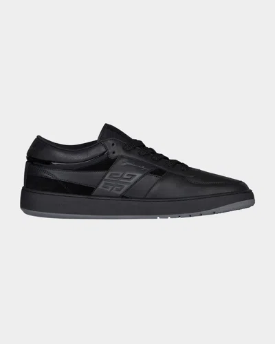 GIVENCHY MEN'S G MOVE LOW-TOP LEATHER SNEAKERS