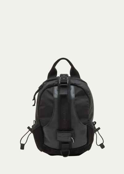 Givenchy Men's G-trail Small Backpack With Leather Detail In Black