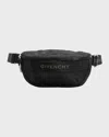 GIVENCHY MEN'S G-TREK 4G-ZIP NYLON BELT BAG