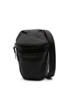 Givenchy Men G-trek Nylon Phone Pouch In Black
